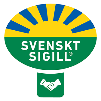 Stångby Plantskola. IP Sigill, svenskt sigill. Certifierade arbetsvillkor.