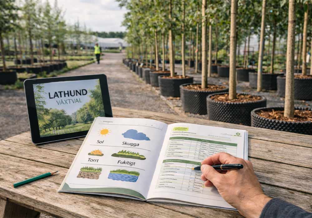 Lathund Stångby Plantskola